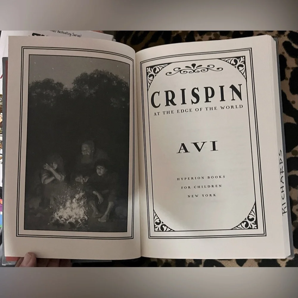 Vintage, classic - AVI Crispín at the Edge of the World HB book